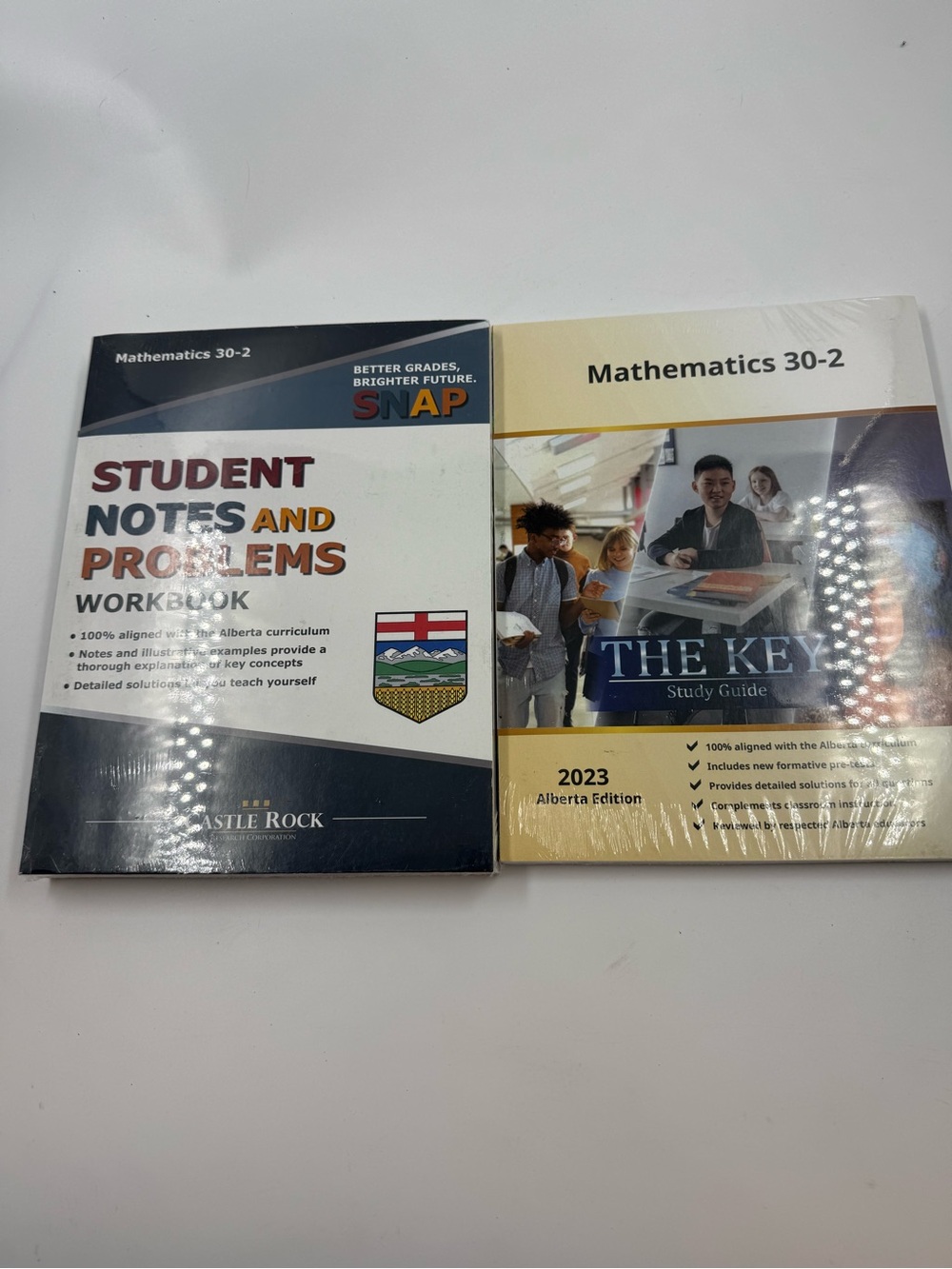 Math 30-2 2023 study guide & workbook new x 2 castle rock